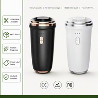 Diffuseur d'arômes portable en forme de tasse 10 ml, brumisateur ultrasonique en PP avec bouton tactile USB-C, faible bruit pour la maison et le bureau, logo personnalisé OEM