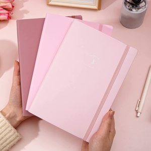 Paket Jurnal Sampul Lunak Perlengkapan Kantor, Desain Fashion, Logo Custom, Kulit PU, Notebook A5, Jilid Jahit, Hadiah - Product Image 6