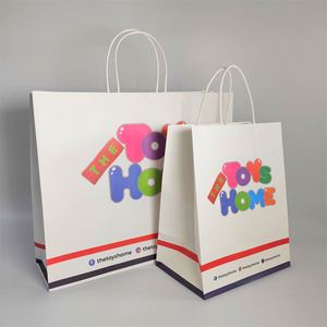 Bolsa de Papel para Compras KM de Lujo, Personalizable con su Propio Logotipo, para Ropa, Color Rosa - Product Image 3