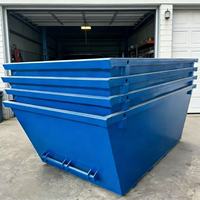 Bacs à déchets extérieurs sur mesure de haute qualité pour l'élimination des déchets industriels ; durables et empilables.