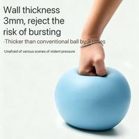Ballon de yoga et de Pilates mini de 25 cm pour adultes, pour l'hypertonicité du plancher pelvien, la récupération post-partum, l'entraînement du tronc et les exercices de fitness à domicile