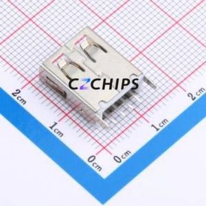 USB180-12-T1-W <b>USB</b> Connector Through hole Component (THT) Connector Type-<b>A</b> <b>USB</b> <b>2.0</b> Female Through Hole - Product Image 2