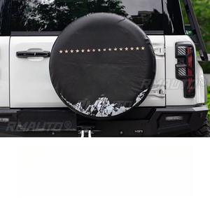 Para BJ40 Accesorios Exteriores Cubierta de Neumático Trasero de Plástico, Cubierta Protectora de Rueda de Repuesto, Kit de Carrocería Inferior - Product Image 3