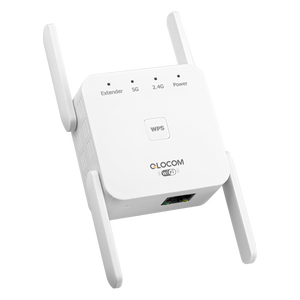 QLOCOM 1200Mbps WLAN-Verstärker für Innenräume, Kabelloser WLAN-Repeater, Reichweitenverstärker mit EU/US/AU/UK-Steckern, WLAN-Repeater Access Point - Product Image 2