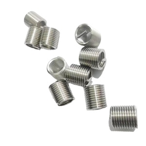 Inserts filetés autotaraudeurs en zinc/acier inoxydable 303, 302 M8*M12*15mm, certifiés ISO9001, vis et boulons avec 2 fentes de coupe - Product Image 6