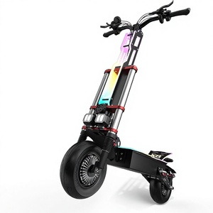 Scooter Adult Foldable Dual Motor Speed 50MPH Range <b>70</b> Miles <b>12</b> Inch Street Tires Suspension Dual Motor Quick Acceleration - Product Image 1