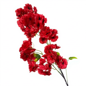 Fleurs de cerisier artificielles en plastique colorées haute simulation pour décorations suspendues de plafond de mariage, extérieur, vacances, hôtel - Product Image 5