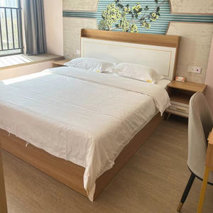 Juego de Muebles de Dormitorio Completo con Paneles Modernos Personalizados para Hoteles y Estudios, Marco de Cama de Madera, Mesita de Noche, Armario, Soporte para TV, Mesa Auxiliar - Product Image 2