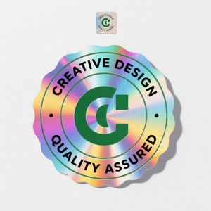 Etiqueta Holográfica 3D con Código QR y Sistema de Seguridad - Product Image 3