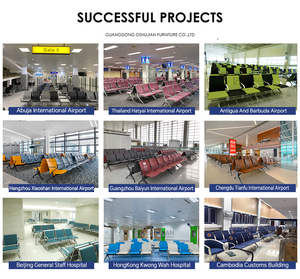 Sillas de espera para aeropuerto con cojín, silla de 3-5 plazas para hospital, banco de conexión para estaciones públicas - Product Image 5