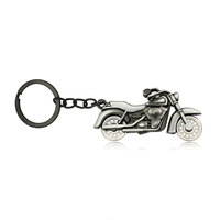 Porte-clés moto Harley en alliage de zinc, grand modèle coloré simulé, petit cadeau, vente chaude, porte-clés moto en métal
