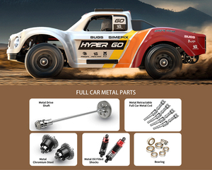 New Arrival MJX HYPER GO MJX 14211 Racing <strong>Car</strong> Short Truck 1/14 2852 Brushless Motor Large Foot 47 KM/H <strong>Remote</strong> <strong>Control</strong> <strong>Car</strong> Toy - Product Image 4