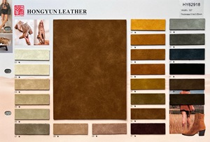 جلد صناعي صديق للبيئة بتصميم جديد، ملمس جيد، نسيج مخملي مصقول، جلد صناعي من البولي يوريثان للحقائب والأحذية - Product Image 4