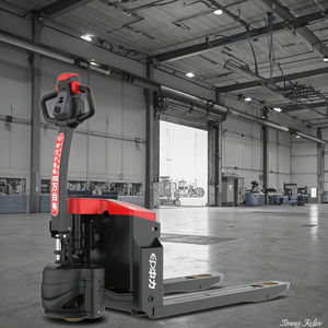 Caminhão de pálete bonde resistente para a logística do armazém | capacidade de carga 1.5T, bateria duradouro - Product Image 6