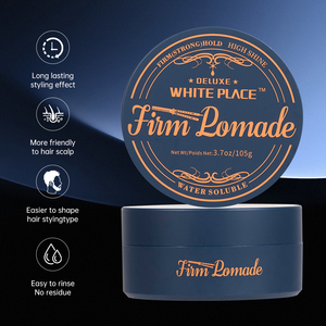 <span class=keywords><strong>Cera</strong></span> para el Cabello de Barbería Profesional, Fijación Súper Fuerte para Hombres, Pomada Fácil de Enjuagar con Base de Agua, Marca Privada - Product Image 5
