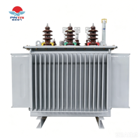 Transformateur triphasé scellé S11 11 kV 1000 kVA à deux enroulements immergé dans l'huile, anti-corrosion, refroidissement ONAF, 50 Hz, pour projets électriques