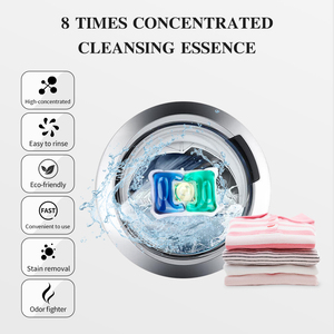 Cápsulas de detergente para ropa, 4 en 1, respetuosas con el medio ambiente, cápsulas de gel para la colada, para el hogar - Product Image 3