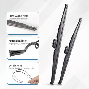 WL629 Essuie-glaces pour neige et pluie, spécifiques hiver, lames d'essuie-glace hivernales anti-gel - Product Image 5