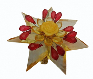 Anillos de Servilleta de Papel Ecológicos para Boda, Forma de Flor, Estilo Campestre - Product Image 1