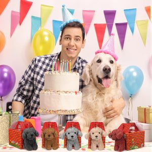 Boîte <span class=keywords><strong>de</strong></span> fête d'adoption d'animaux, sacs à friandises pour chiots avec trous, sachets <span class=keywords><strong>de</strong></span> bonbons en forme <span class=keywords><strong>de</strong></span> chenil, décoration pliable pour anniversaire <span class=keywords><strong>de</strong></span> chiot - Product Image 6