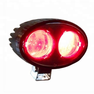 12v 24v <b>Red</b> Blue Spot Work <b>Light</b> <b>Light</b> square Spot Pedestrian Safety <b>Light</b> - Product Image 2