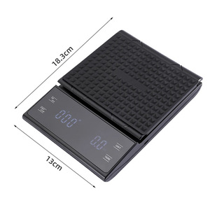 휴대용 <span class=keywords><strong>3kg</strong></span> 디지털 주방 저울 LED 디스플레이 타이머 정확한 0.1g 단위 ABS 소재 배터리 작동 가정용 - Product Image 6