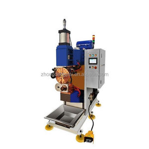 Machine de soudage industrielle rotative pour éviers en acier inoxydable, soudeuse à résistance pour plaques d'aluminium et réservoirs, soudeuse de coutures circulaires - Product Image 1