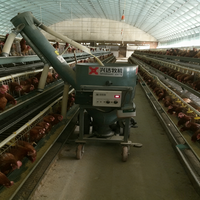 Chariot d'alimentation automatique pour animaux, système d'alimentation pour cages, équipement de ferme pour bétail et volailles, machine de batterie d'élevage
