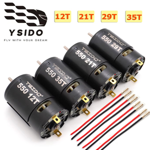 Motor con escobillas YSIDO RC 550 12T-35T para vehículos RC de escalada 1/10 Axial Track SCX10 II HSP Slash TRX4 TRX6 Arrma - Product Image 2