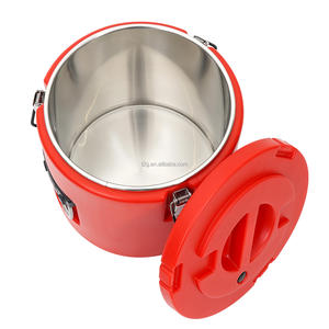 Thermos en acier inoxydable argenté à isolation sous vide, seau isotherme pour garder au chaud et au froid, pour hôtel, restaurant - Product Image 4