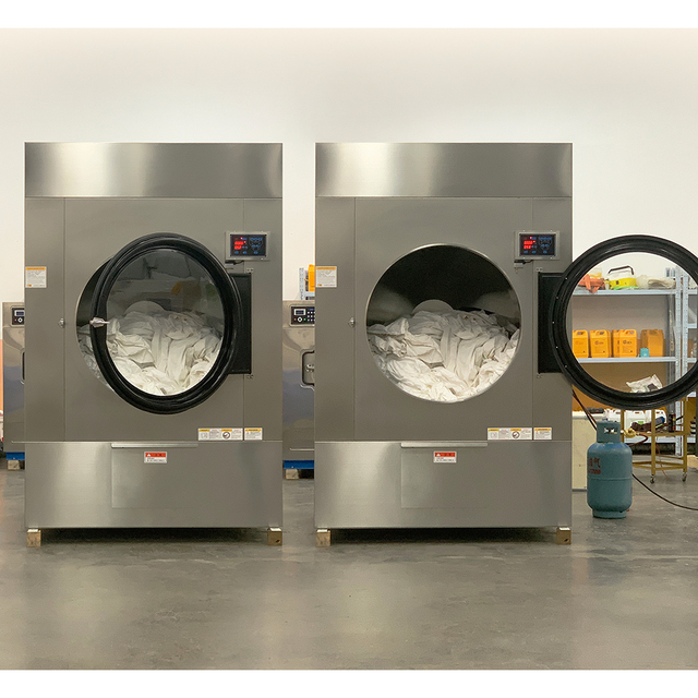 AOZHI (Gas Electric Steam Heated) 100kg Fully Automatic Stainless Steel Three Phase Industrial Commercial Laundry Dryer CE