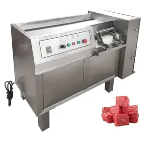 Electric Frozen Meat Cutter Cutting Machine Fresh Meat Cube Cutting Equipment With Lowest Price
