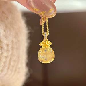 Collier pendentif en argent sterling S925 bleu Klein, pendentif en saphir à franges dynamiques haut de gamme, collier de clavicule tendance - Product Image 1