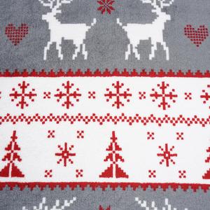 Manta de tiro de Navidad, mantas de adornos navideños, manta de vacaciones de invierno Sherpa de lana suave difusa para cama sofá - Product Image 6