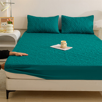 Housse de Lit et Protège-Matelas Imperméable Anti-Taches Couleur Unie pour Hôtellerie et Maison – Vente en Gros
