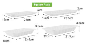 Placa redonda con diseño de 8 pulgadas y logotipo personalizado al por mayor, placa desechable de fibra de almidón de maíz biodegradable para fiestas y catering - Product Image 5