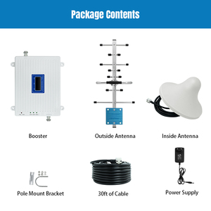 Điện thoại di động tín hiệu tăng cường 6000 SQ ft 68dB đạt được 4 ăng-ten bên ngoài hỗ trợ 5G 4G LTE 3G cho dân cư kinh doanh nông thôn sử dụng - Product Image 5