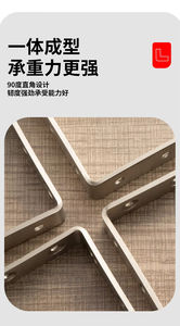 Soporte de Estante Triangular en Forma de L de Acero Inoxidable Personalizado con Fácil Montaje para Uso en Camas y Esquinas - Product Image 3