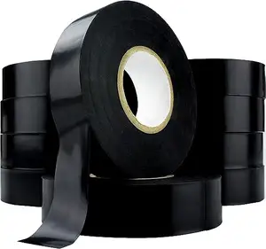 Zwarte Sterke Vlamvertragende Zelfklevende Brandwerende Rubber Pvc Vinyl Elektrische Isolerende Pvc-Tape