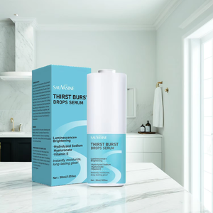 Siero Viso Idratante Istantaneo a Lunga Durata con Ialuronato di Sodio Idrolizzato Naturale <span class=keywords><strong>e</strong></span> <span class=keywords><strong>Vitamina</strong></span> <span class=keywords><strong>E</strong></span> per una Pelle Luminosa - Product Image 1