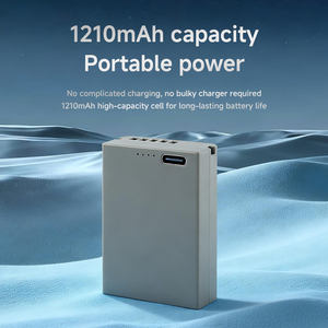 แบตเตอรี่ทดแทน BLN-1D TC สำหรับกล้อง <span class=keywords><strong>Olympus</strong></span> <span class=keywords><strong>OM</strong></span> D E M1 E M5 พร้อมการชาร์จแบบ Type C ความจุ 1210mAh 7.4V Li-Ion - Product Image 4