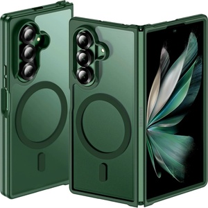 New Trend Phone Case for Samsung Galaxy Z Fold 7 Magnetic <b>Wireless</b> Charging Cases Translucent Back Cover with Magnet - Product Image 5