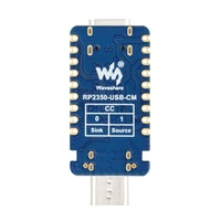 Placa de Desarrollo de Microcontrolador Raspberry Pi RP2350A, Doble Núcleo, Doble Arquitectura, Pico2, USB Tipo-C, 15 Pines GPIO, USB 1.1