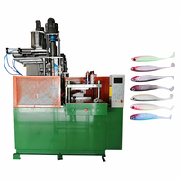 Machine de moulage par injection pour leurres de pêche en plastique souple, équipement de fabrication d'appâts de pêche, ligne de production de moules personnalisés