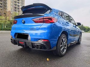 Kit carrozzeria Runde in fibra di carbonio per 2018 2021 <span class=keywords><strong>BMW</strong></span> <span class=keywords><strong>X2</strong></span> nuovo prodotto di lancio del lato anteriore con labbro anteriore diffusore posteriore alettone superiore - Product Image 3
