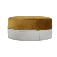 Coussin de méditation de Yoga en velours biologique, nouveauté directe d'usine, coussin de méditation carré et amovible