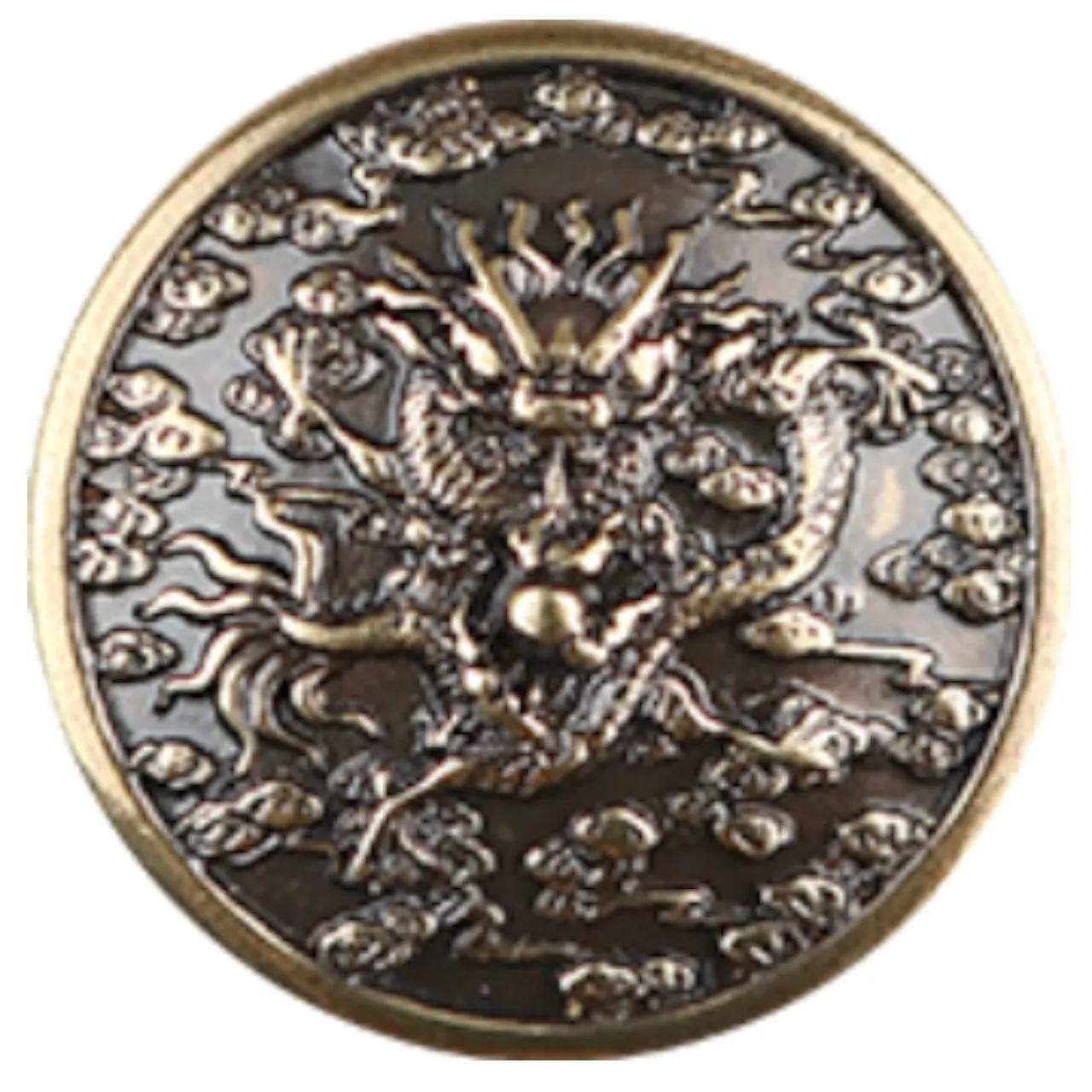 Hot Sales Products for leather Antique brass screw back conchos Chinese Dragon Pattern concho