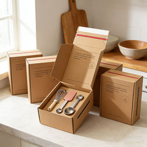 Cajas de Embalaje con Cierre Desprendible, Personalizadas, Ecológicas, Hechas con Materiales Reciclados, con Recubrimiento UV, Diseño Plegable, Portátiles, de Cartón Corrugado - Product Image 3