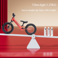 Vélo d'équilibre pour enfants en alliage d'aluminium de 12 pouces, fourni directement par le fabricant, pour bébés de 1,5 à 5 ans