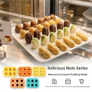 Molde de Silicona Industrial Serie Nut para Pistachos, Cacahuetes, Nueces, Chocolate, Helado y Cubitos de Hielo para Producción de Alto Volumen OEM - Product Image 2